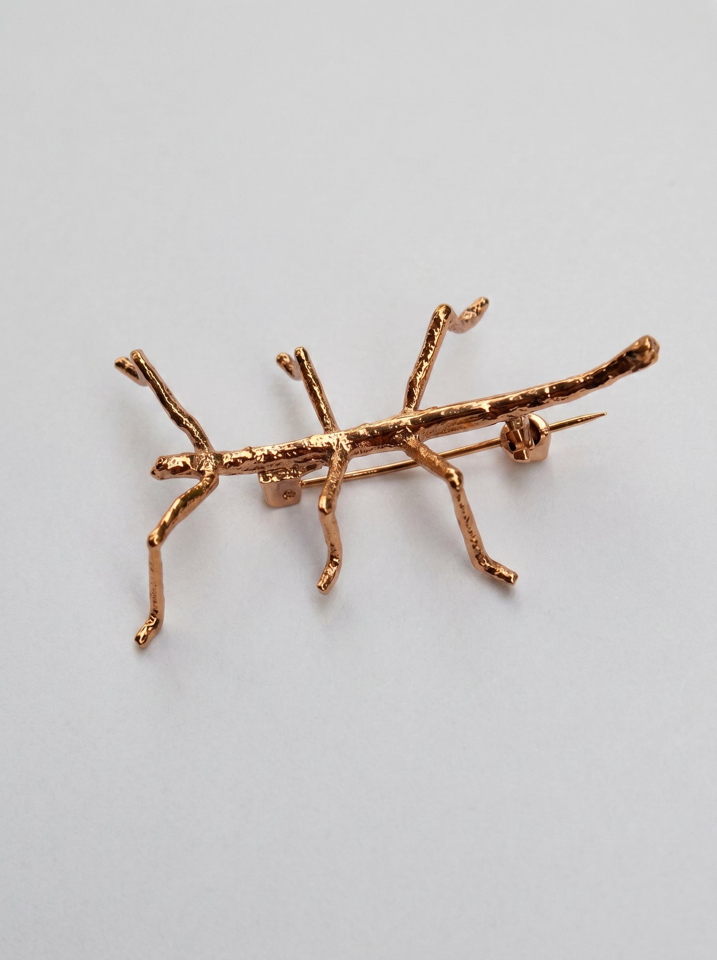 Sterling Silver Stick Insect Brooch – Bug Jewelry Pin
