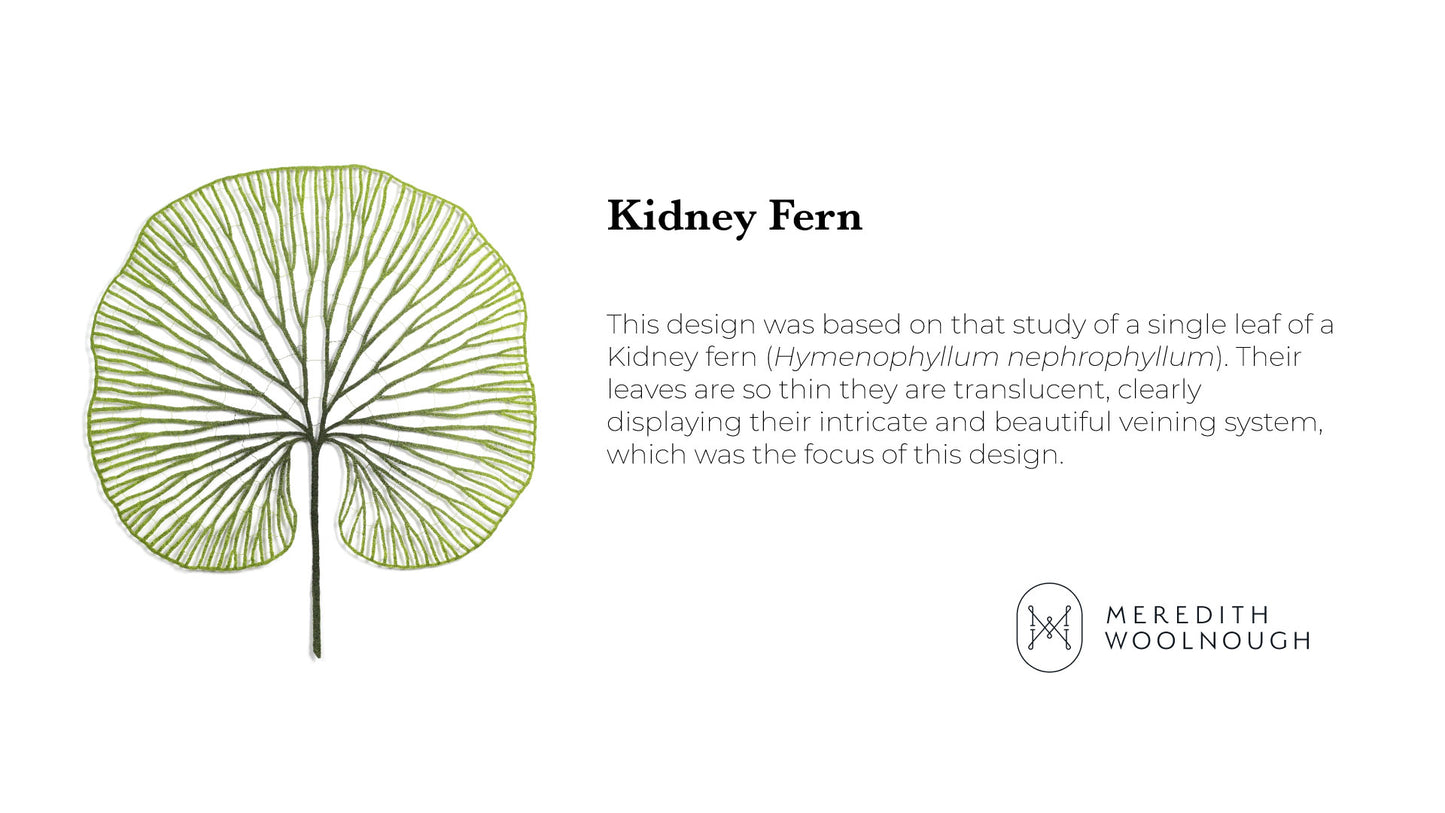 Kidney Fern Pendant