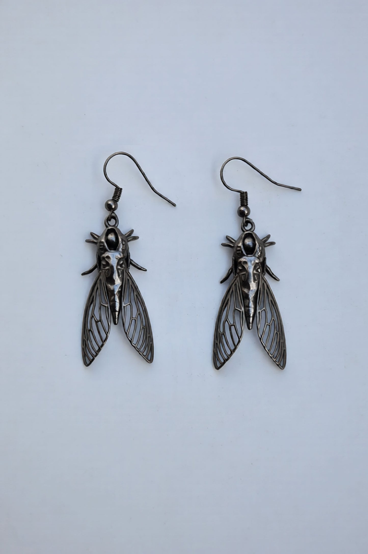 Cicada & Shell Earrings – Handmade Cicada Jewelry in Silver, Gold & Bronze