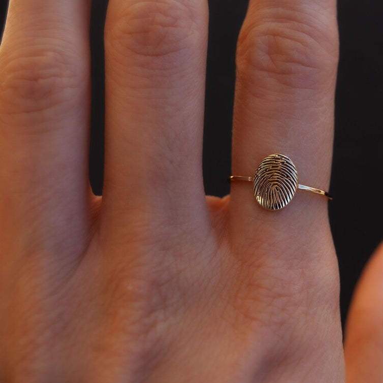 Personalized Fingerprint Ring