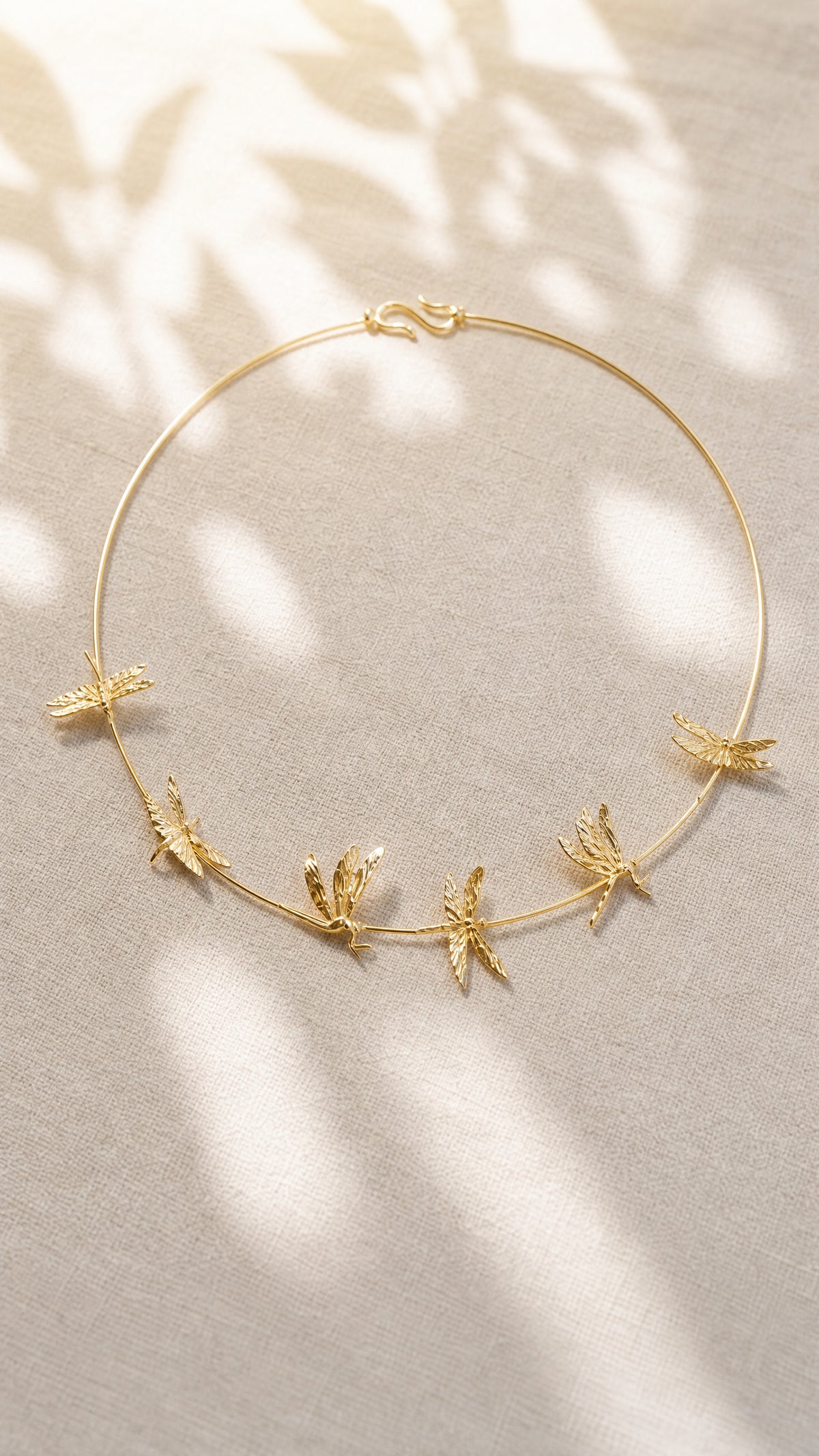 Dragonfly Orbit Necklace — Silver, Gold, Rose Gold & Rhodium Finishes