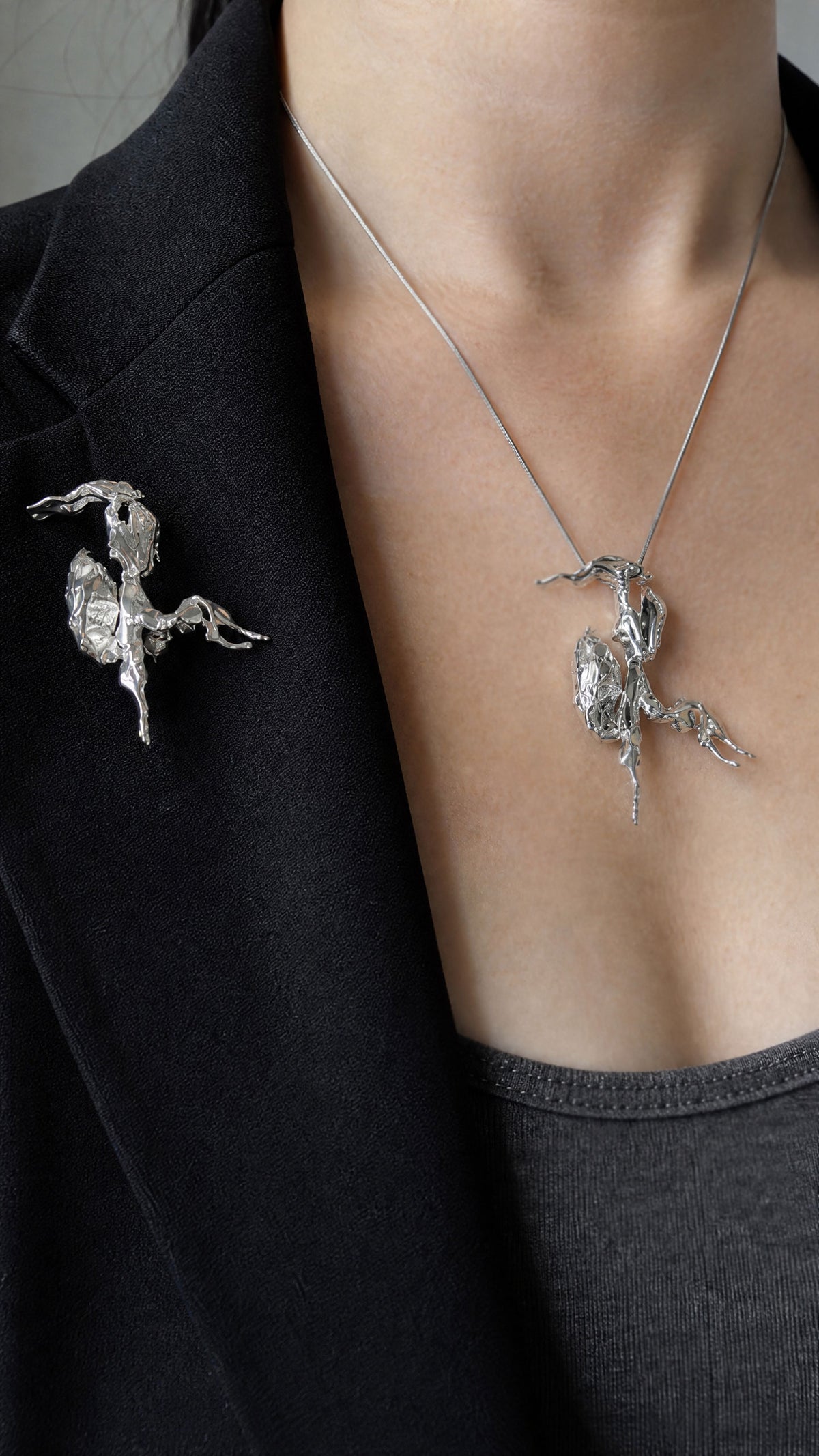 Ghost Mantis Pendant – Nature Inspired Insect Jewelry