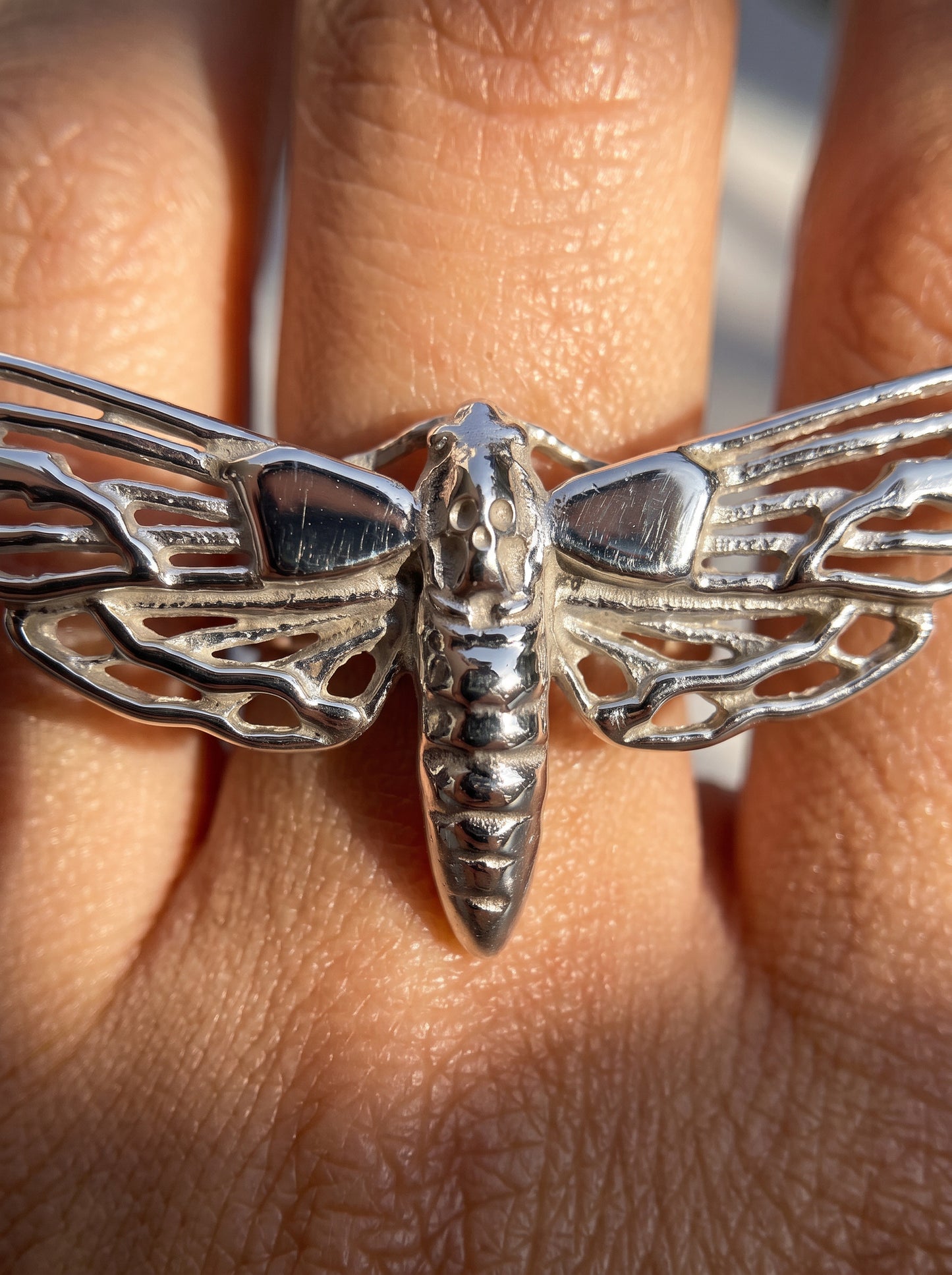 Death’s-head Hawk Moth Ring