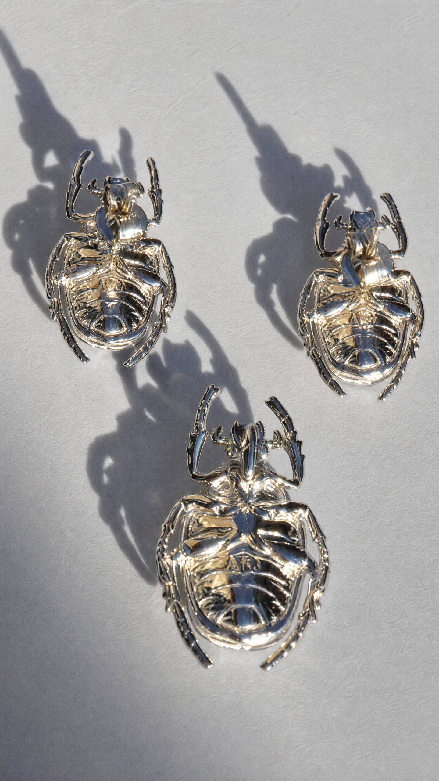 Green & Yellow Enamel Flower Beetle Pendant – Sculptural Insect Jewelry