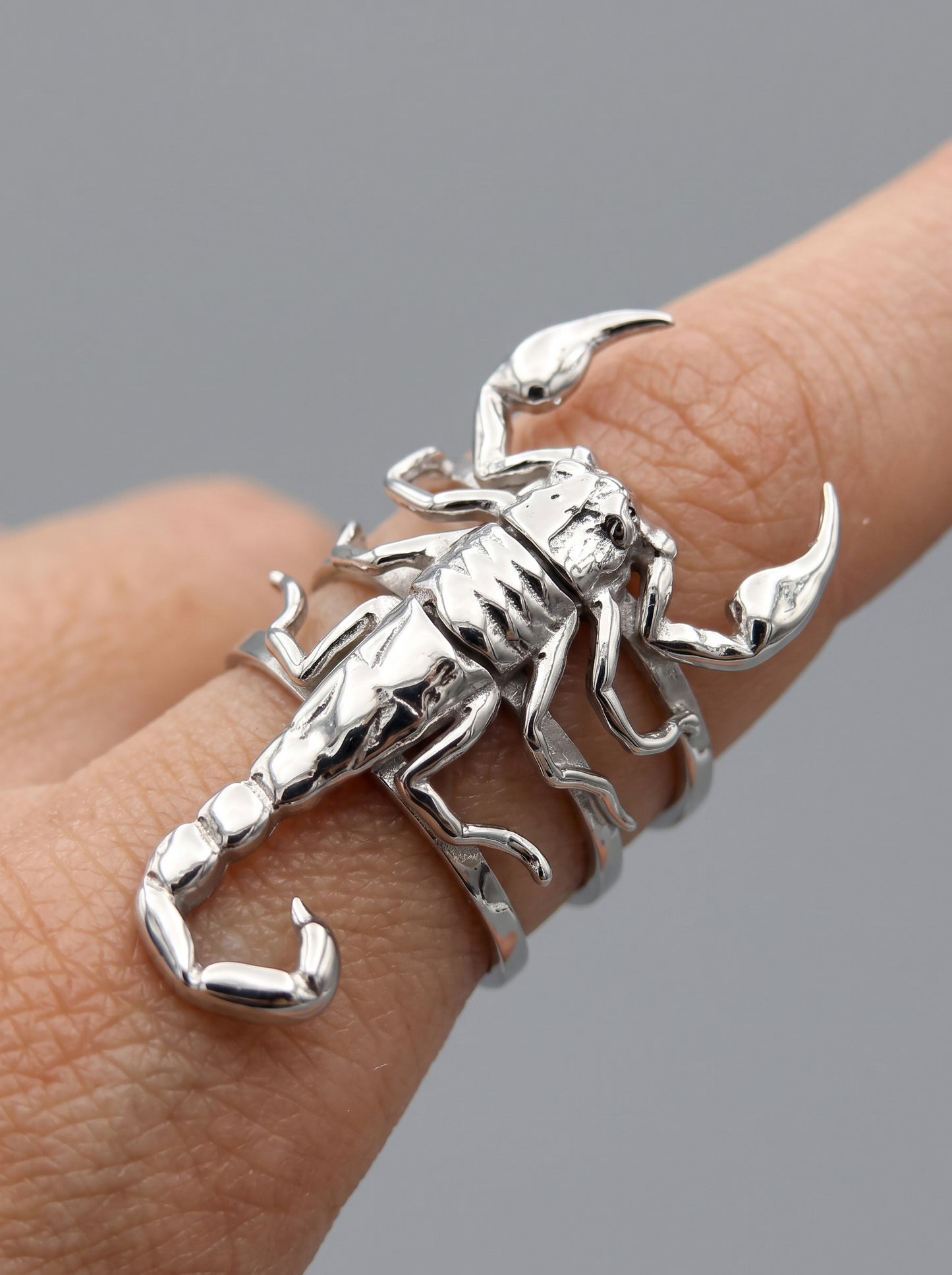 Scorpion Stacking Rings: 3‑Ring Modular Exoskeleton Set