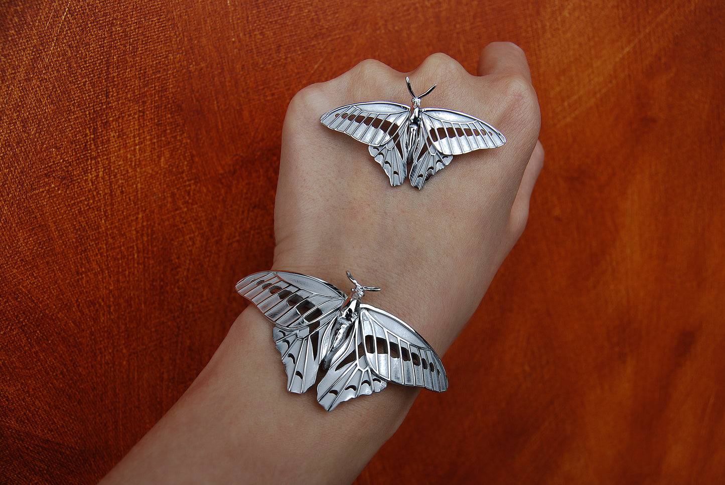 Blue Triangle Butterfly Bracelet