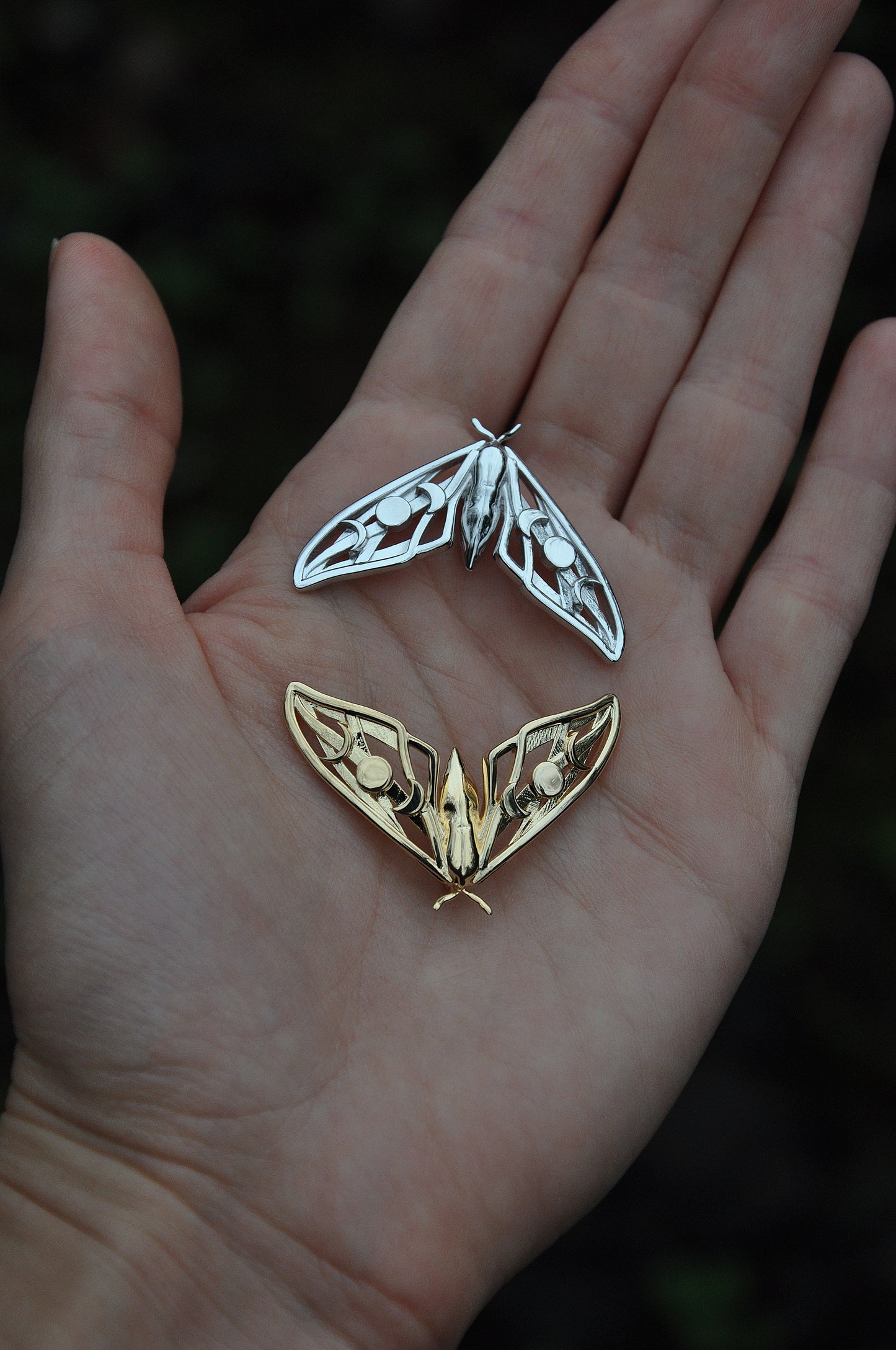 Celestial Hawk Moth Pendant