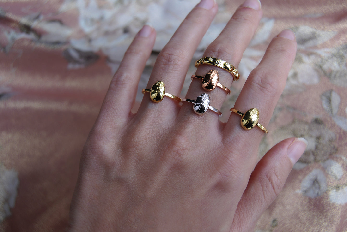 Infinity Beetle Ring