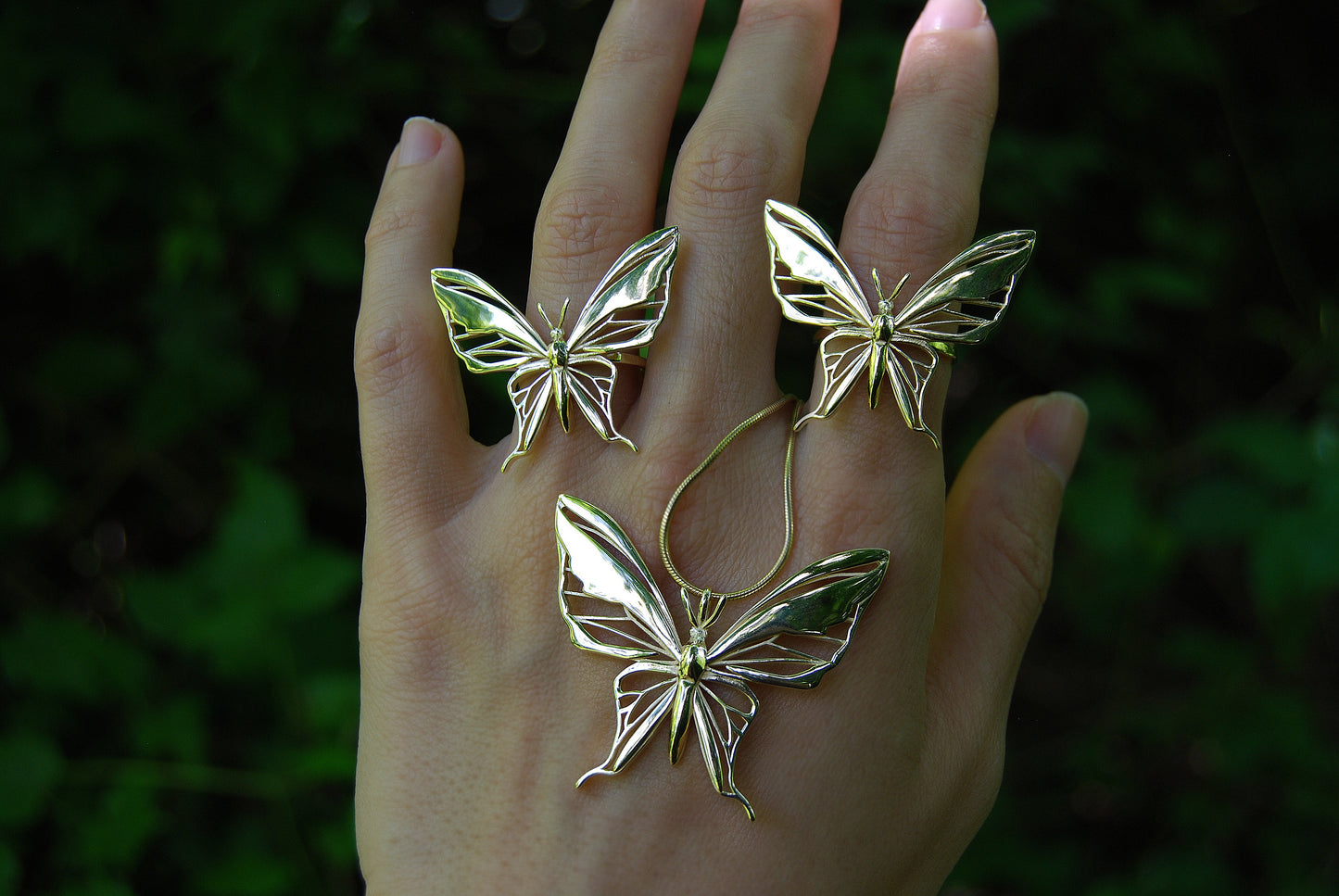 Paradise Birdwing Butterfly Ring