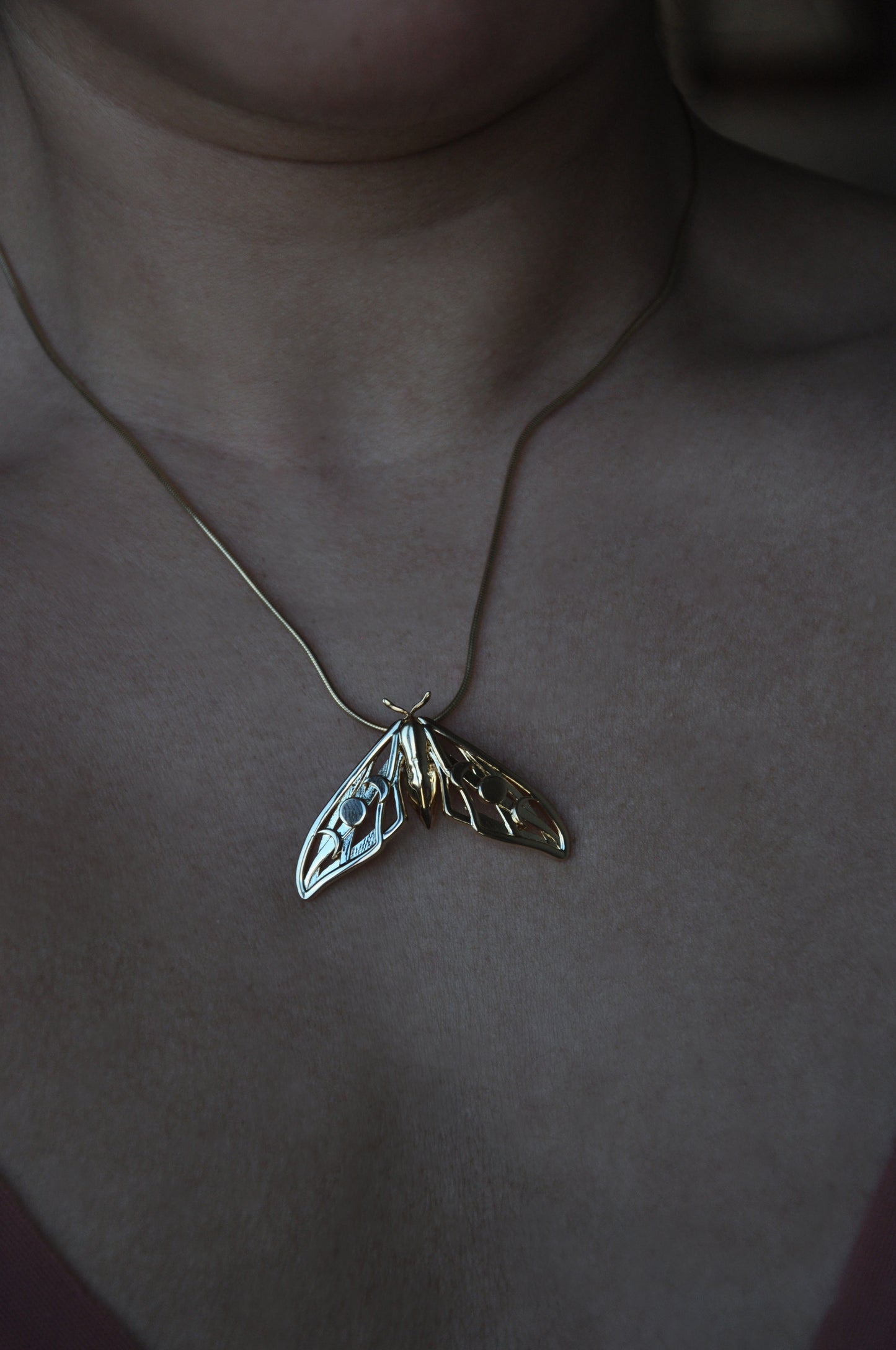 Celestial Hawk Moth Pendant