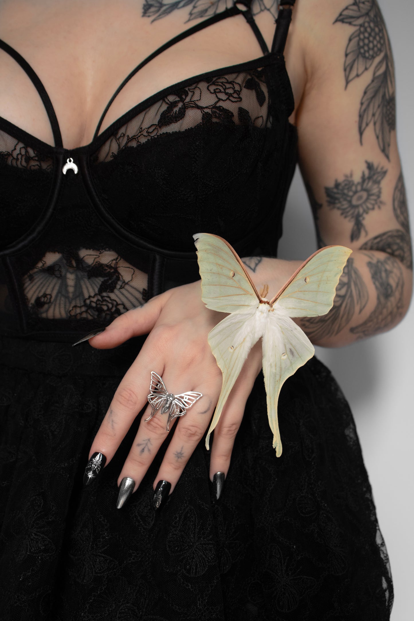 Luna Reliquary Ring
