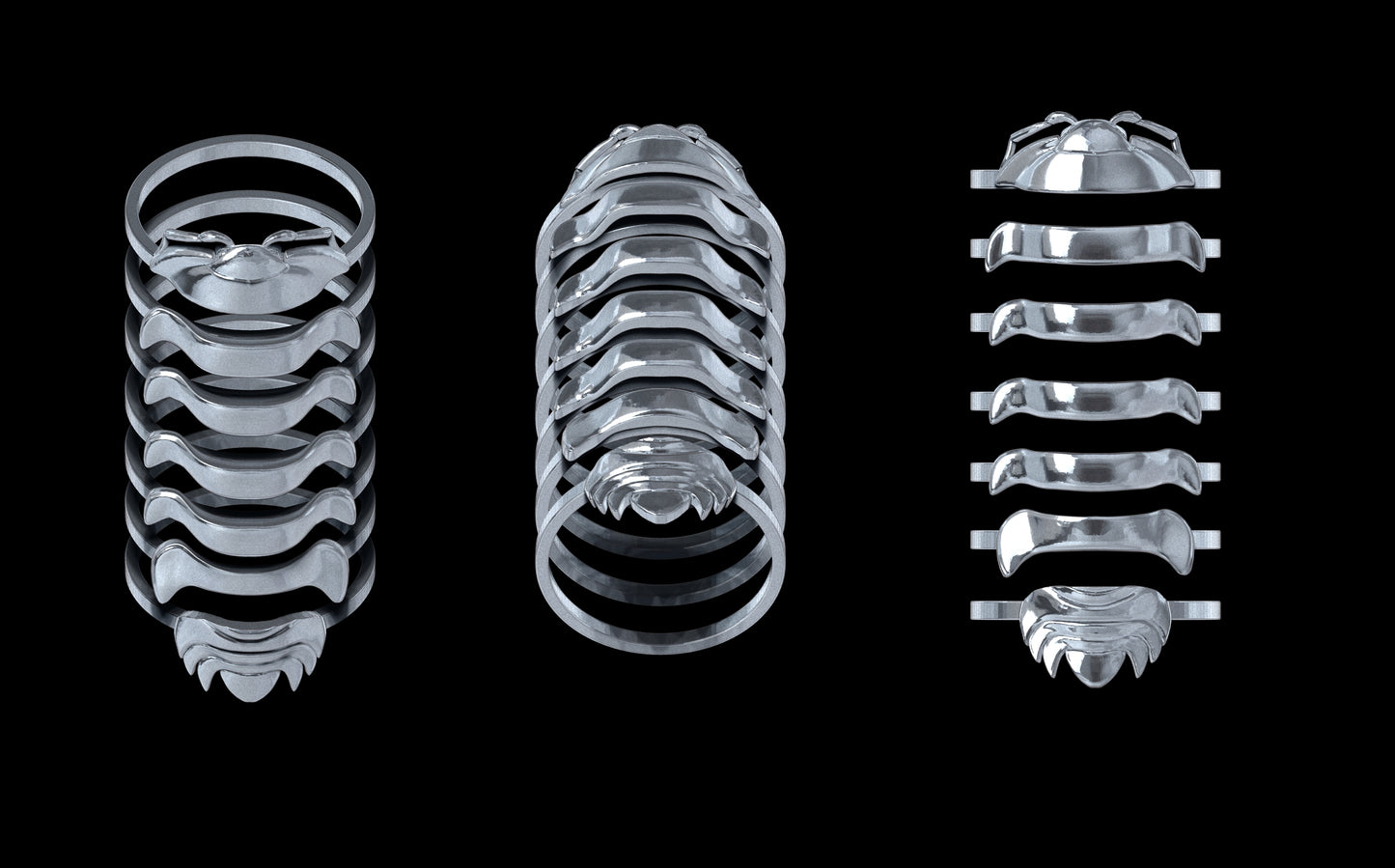 Custom Isopod Stacking rings