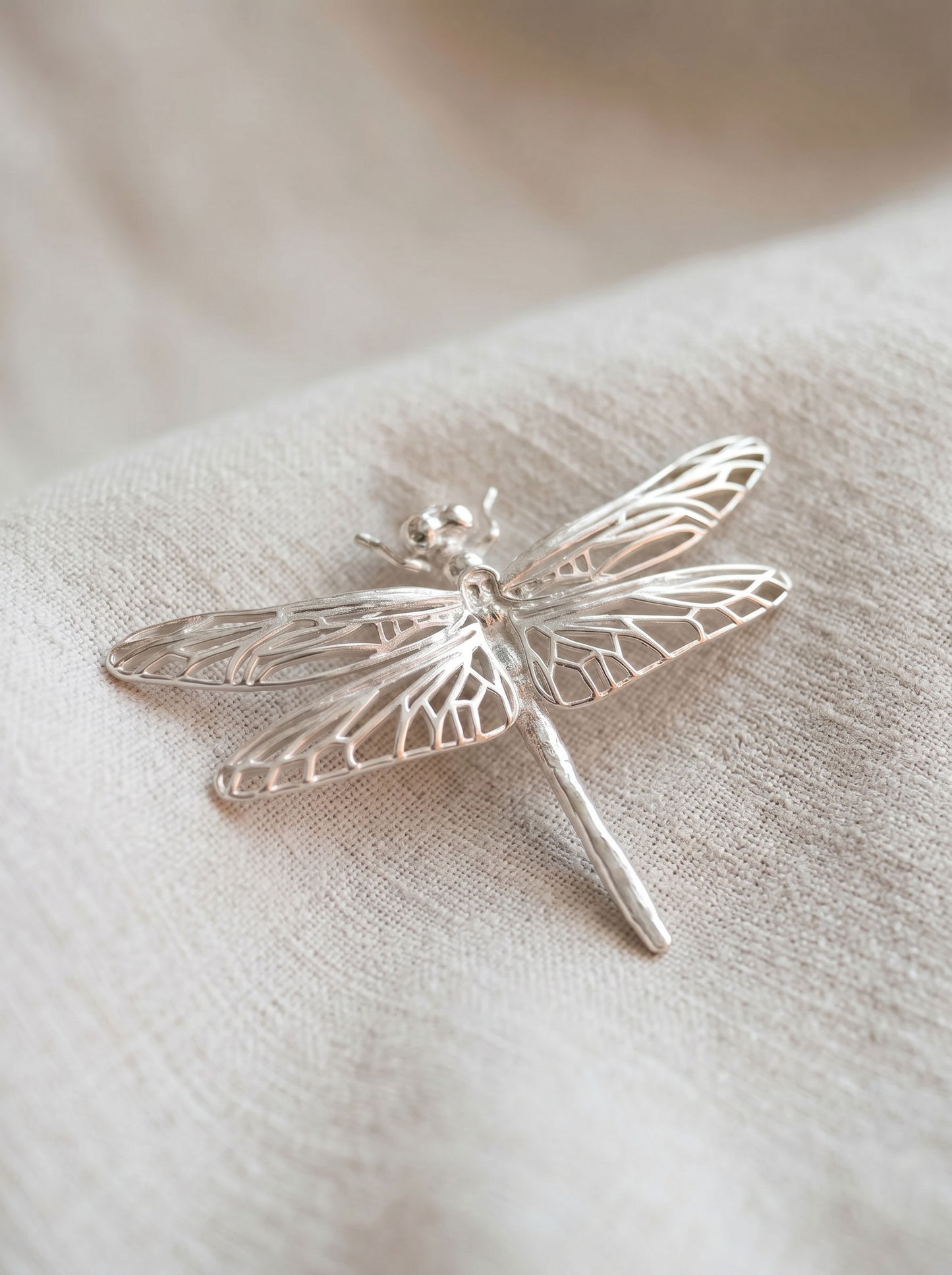 Dragonfly Pendant – Nature-Inspired Jewelry in Sterling Silver or Gold - Pendant