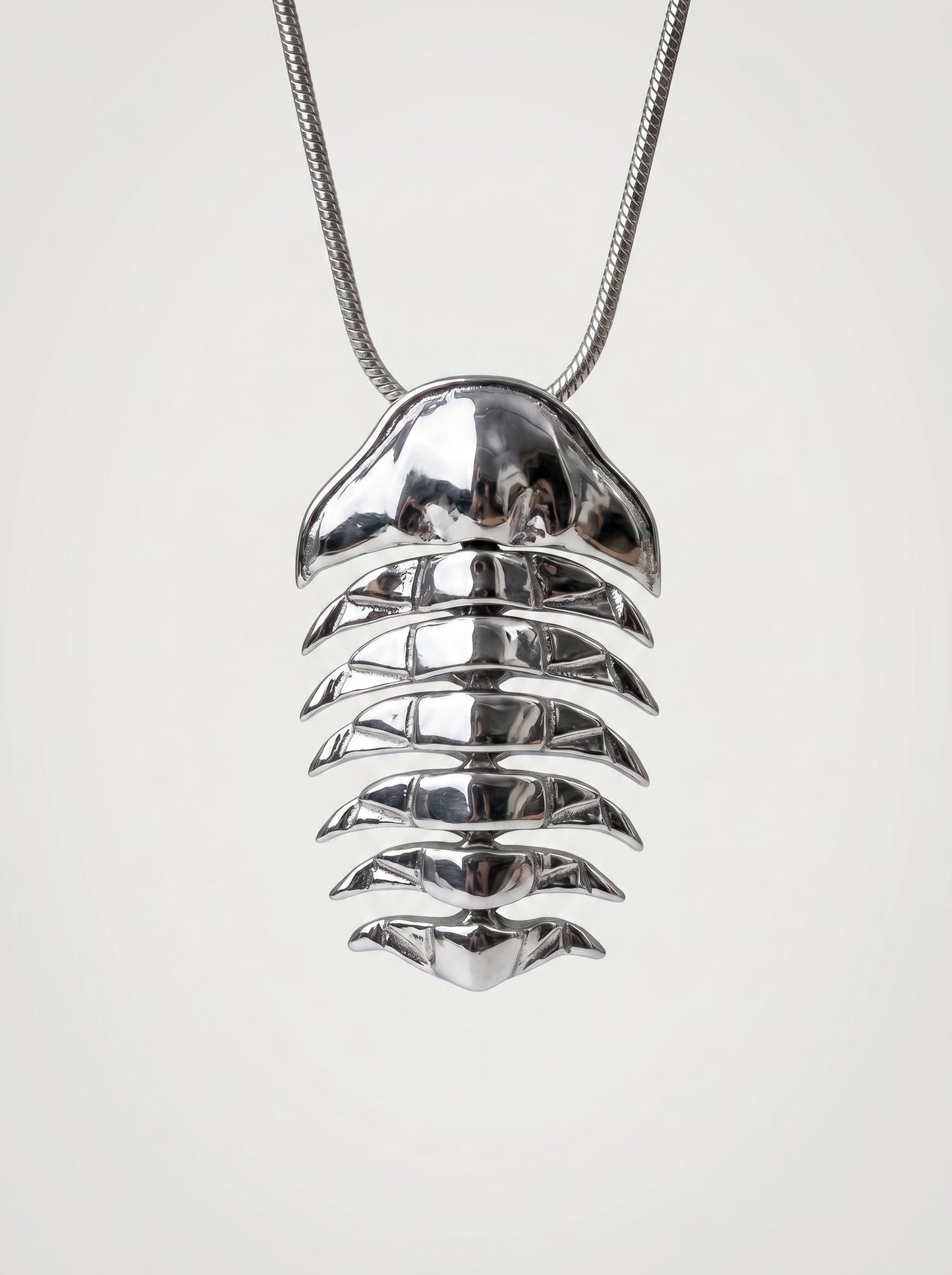 Articulated Trilobite Pendant – Fossil Jewelry by Anna Reikher