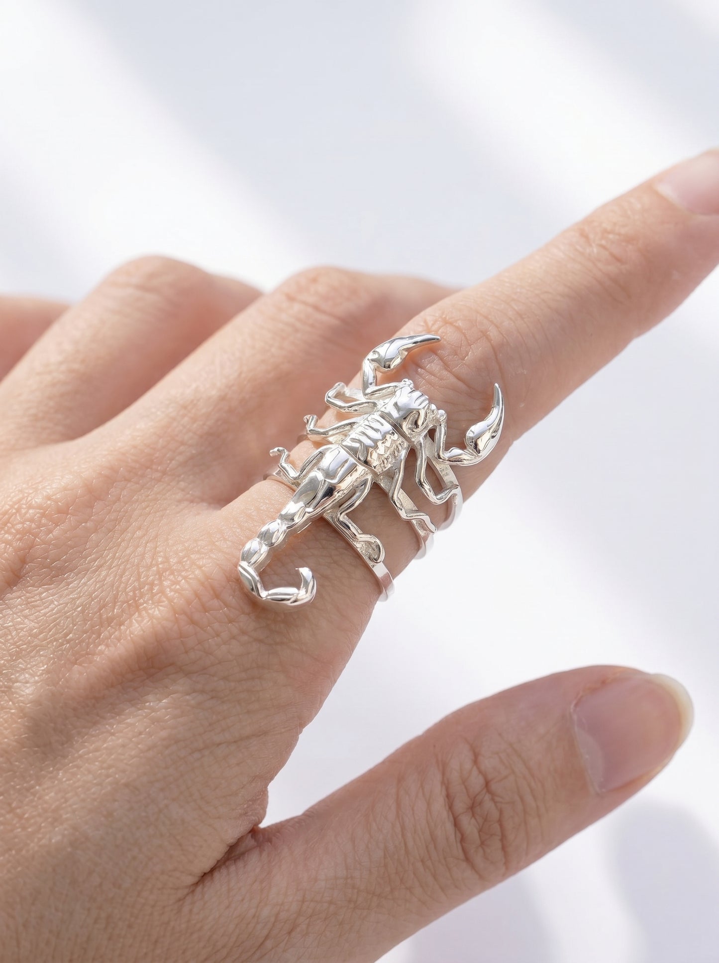 Scorpion Stacking Rings: 3‑Ring Modular Exoskeleton Set