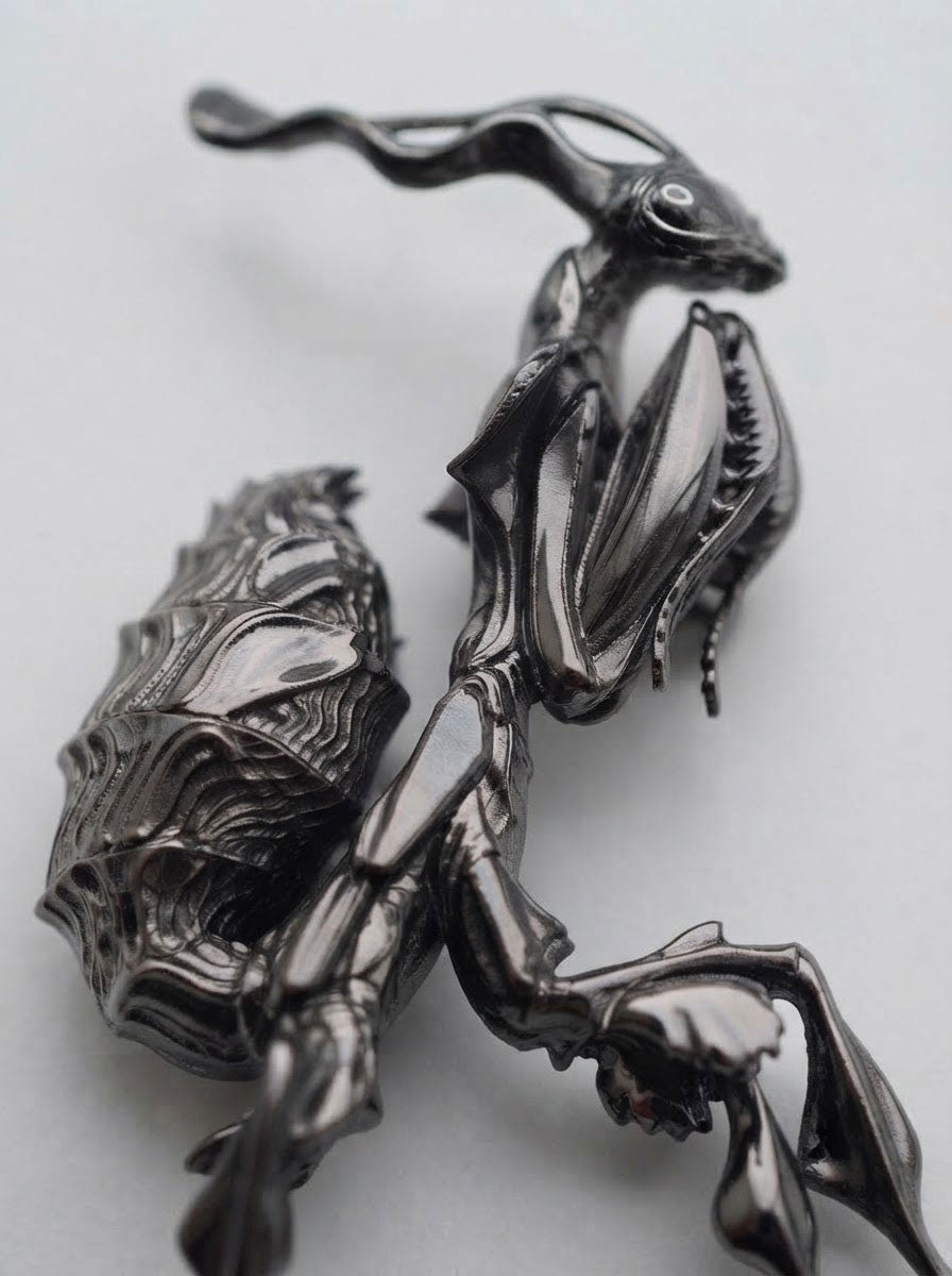 Ghost Mantis Pendant – Nature Inspired Insect Jewelry