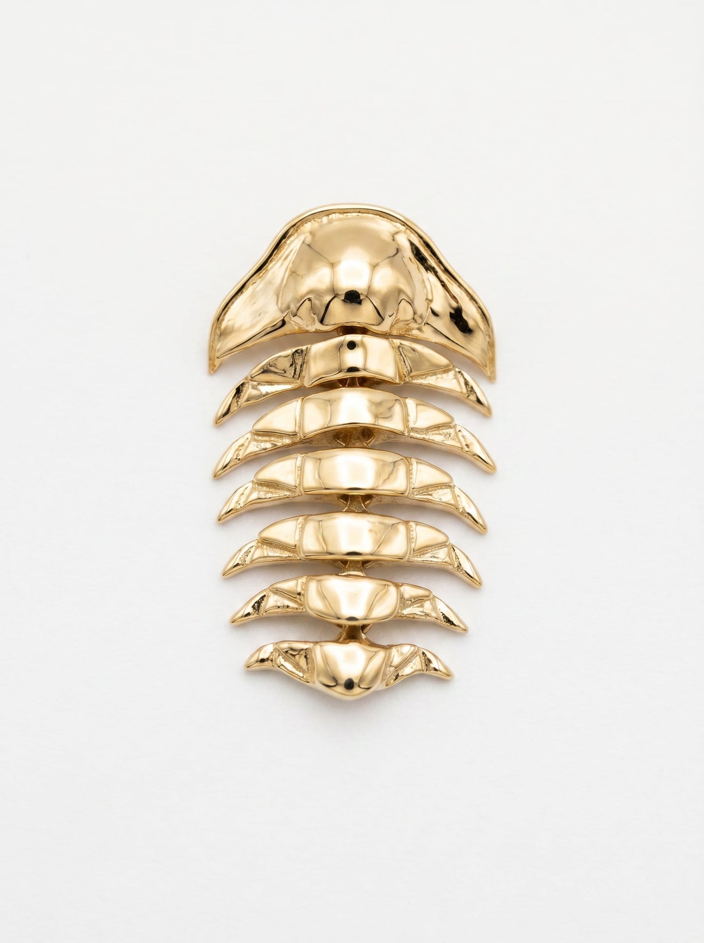 Articulated Trilobite Pendant – Fossil Jewelry by Anna Reikher