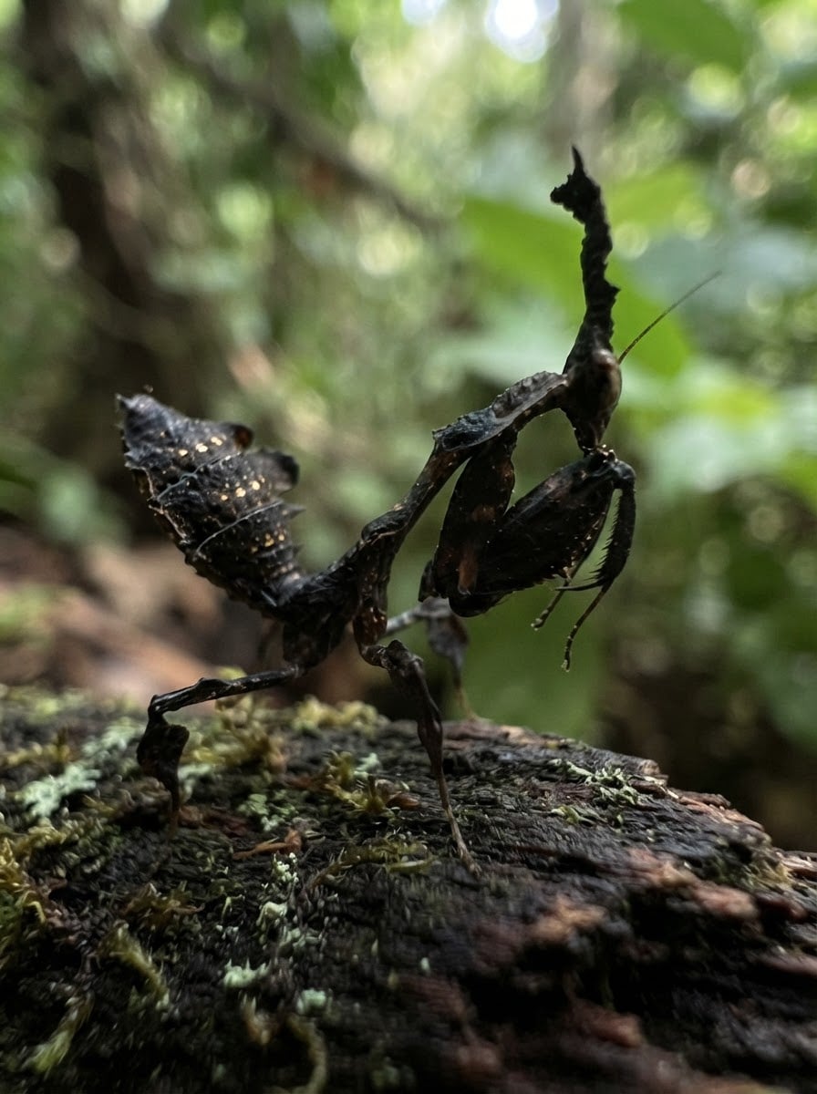 Ghost Mantis Brooch – Entomology Inspired Jewelry