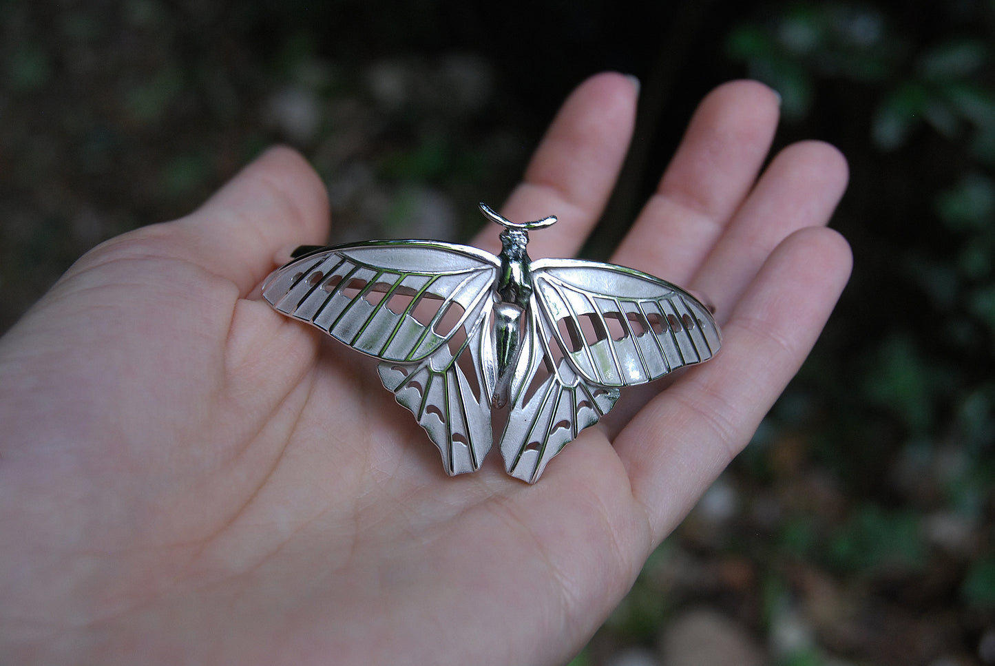 Blue Triangle Butterfly Bracelet