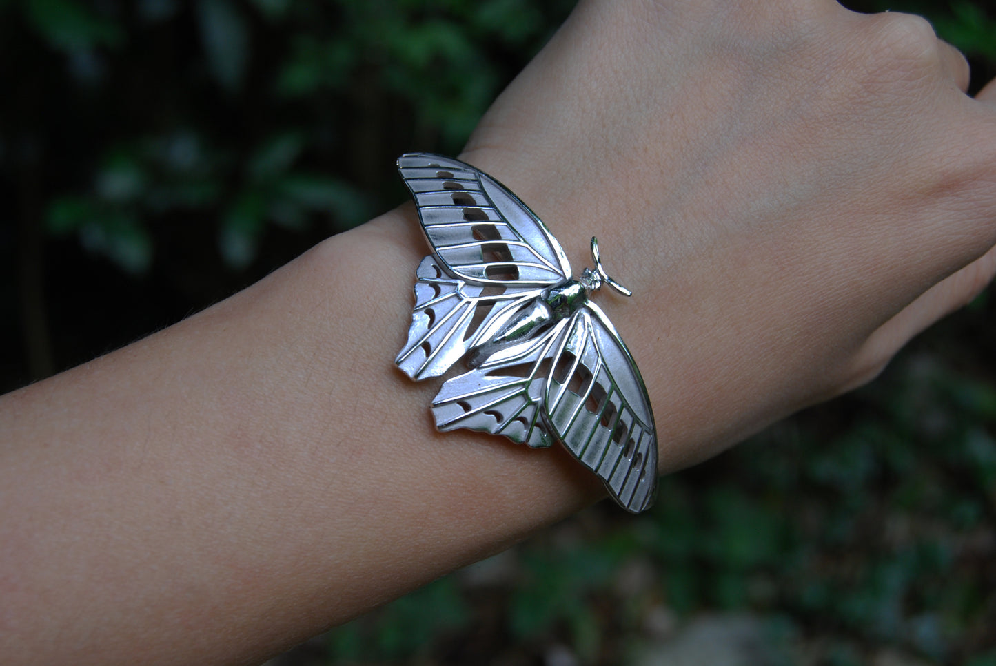 Blue Triangle Butterfly Bracelet