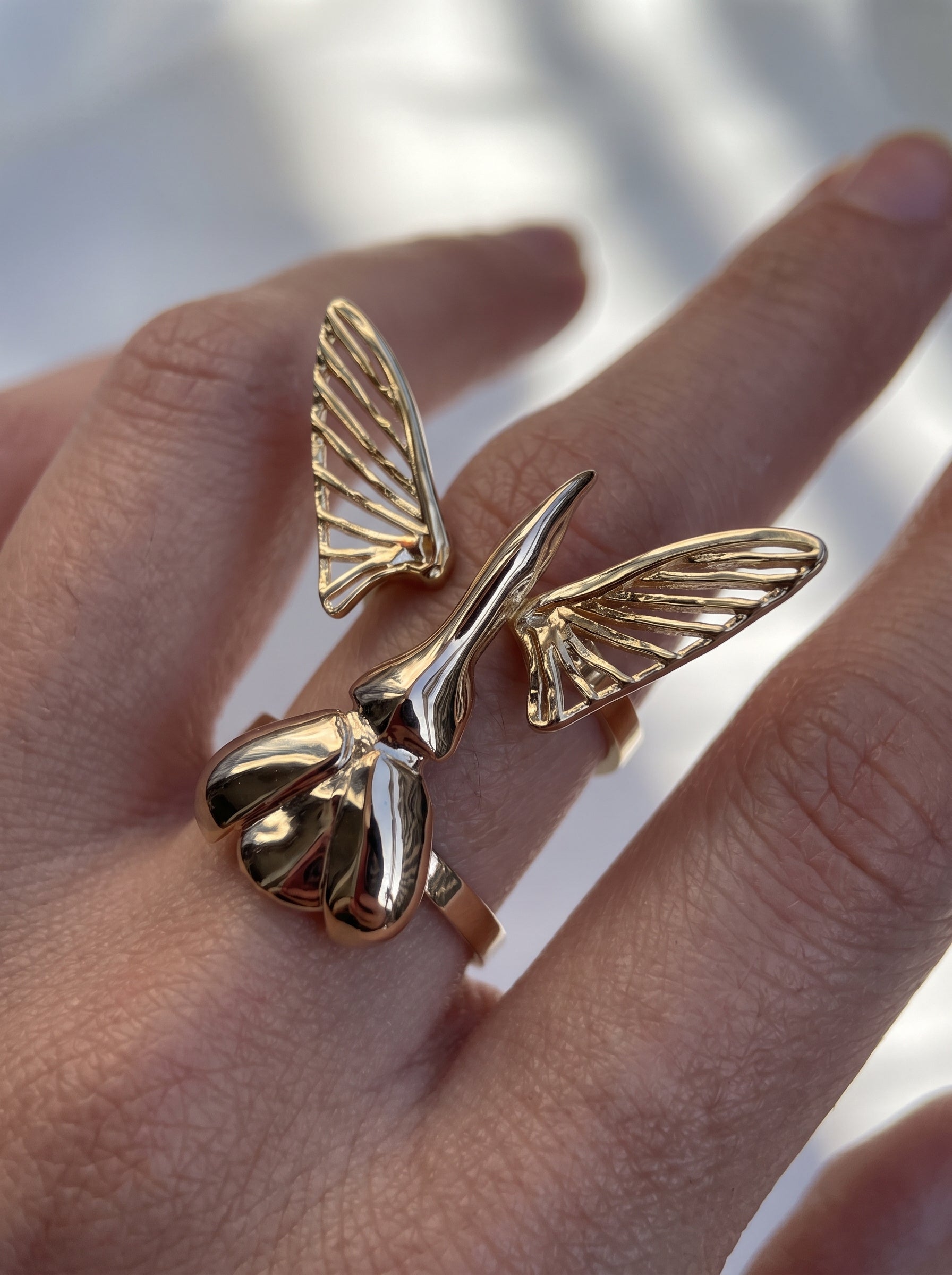 Beautiful hercules beetle stacking rings -stackable bug jewelry