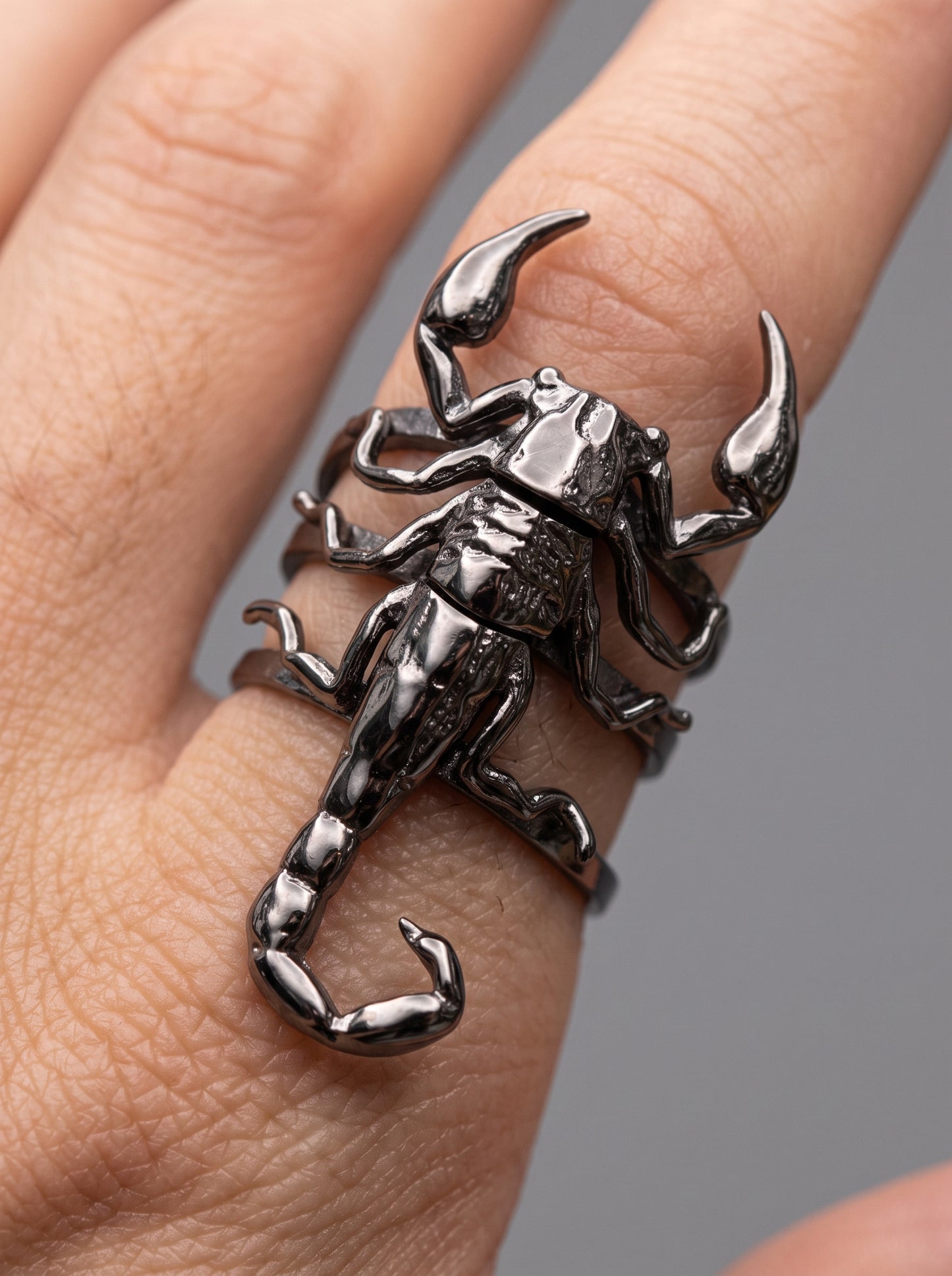 Scorpion Stacking Rings: 3‑Ring Modular Exoskeleton Set