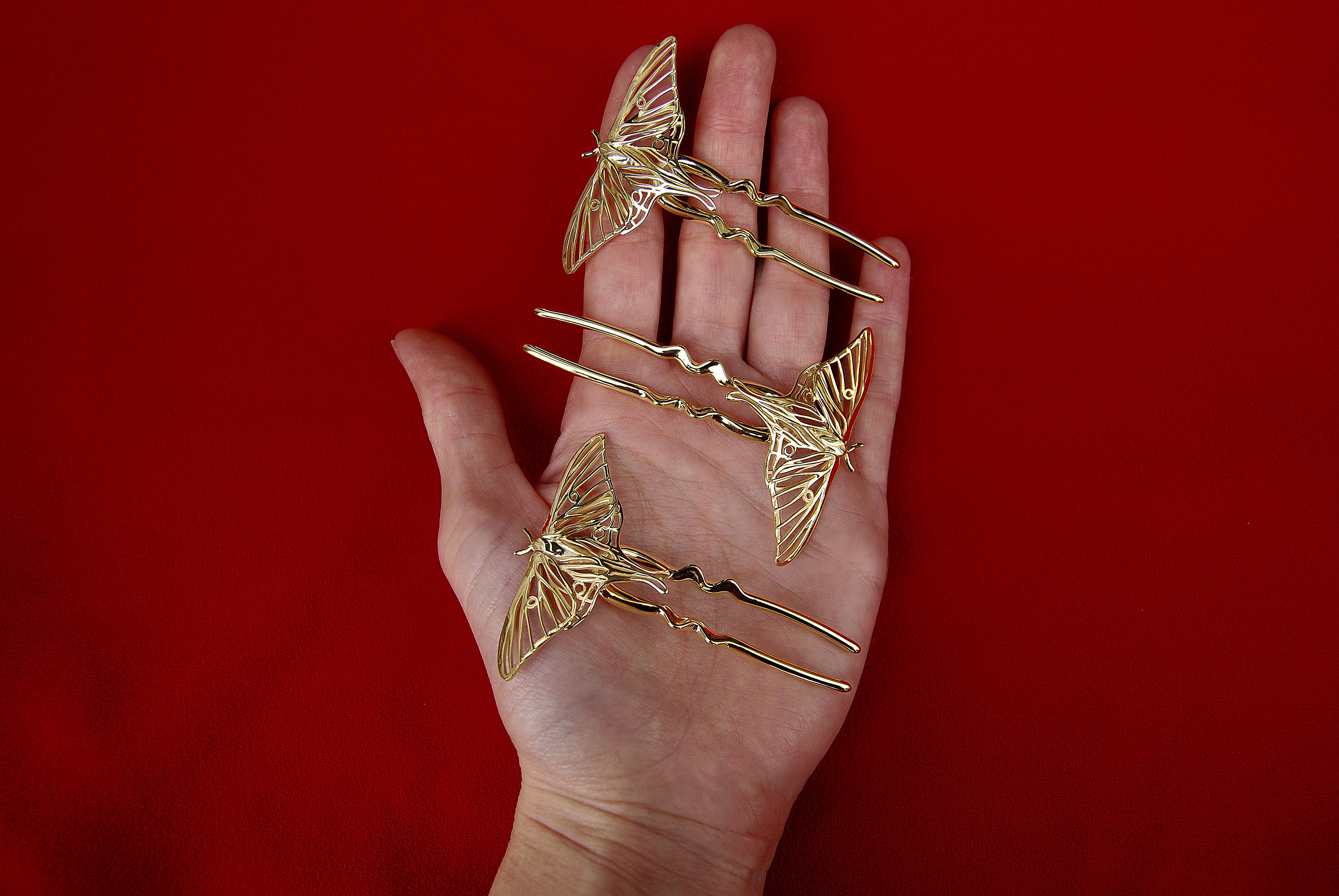 holding-luna-moth-hair-pins-