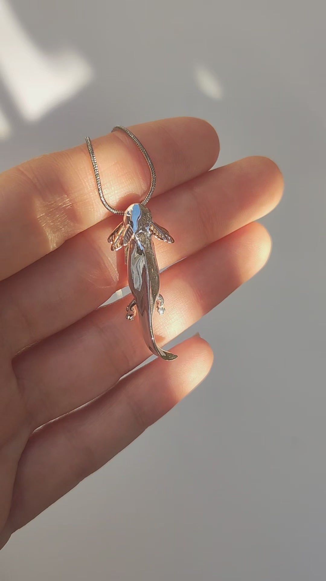 悠*華様 アクセサリー まとめ売り ロットE Cute Axolotl Pendant – Sterling Silver or 14k Gold | Anna Reikher