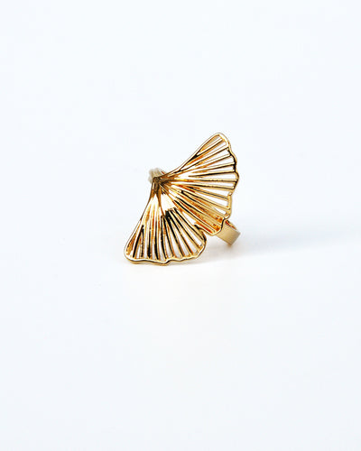 Ginkgo Leaf Ring