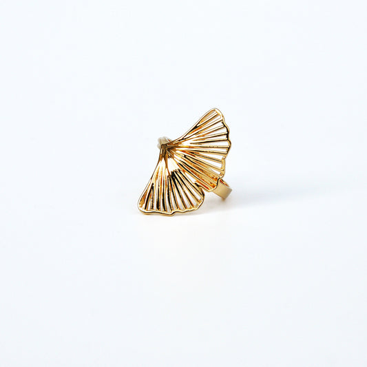 Ginkgo Leaf Ring