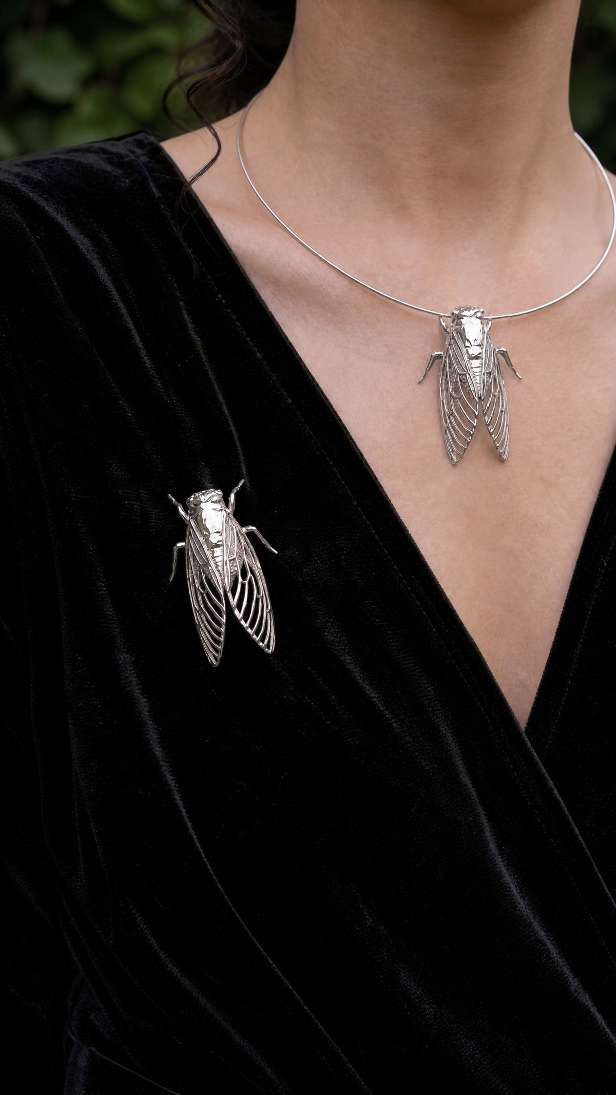Cicada Brooch – Nature‑Inspired Sculptural Jewelry