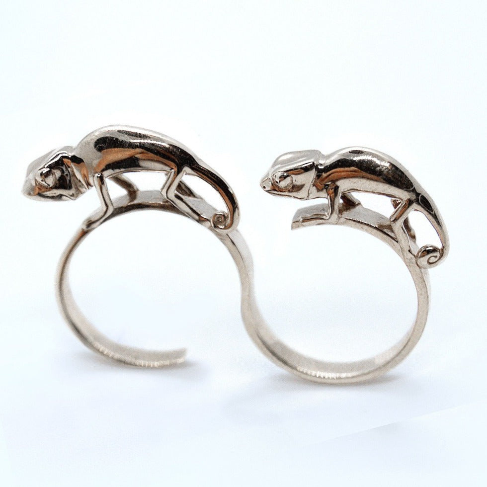 Two Finger Chameleon Ring