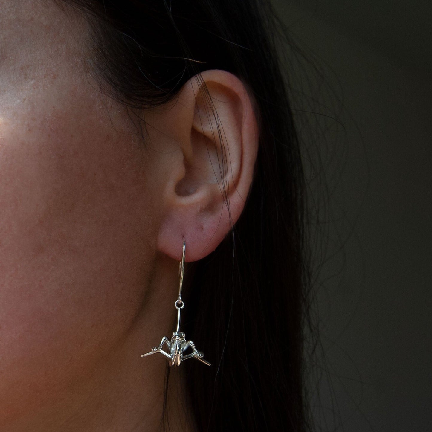 Origami Drop Crane earrings